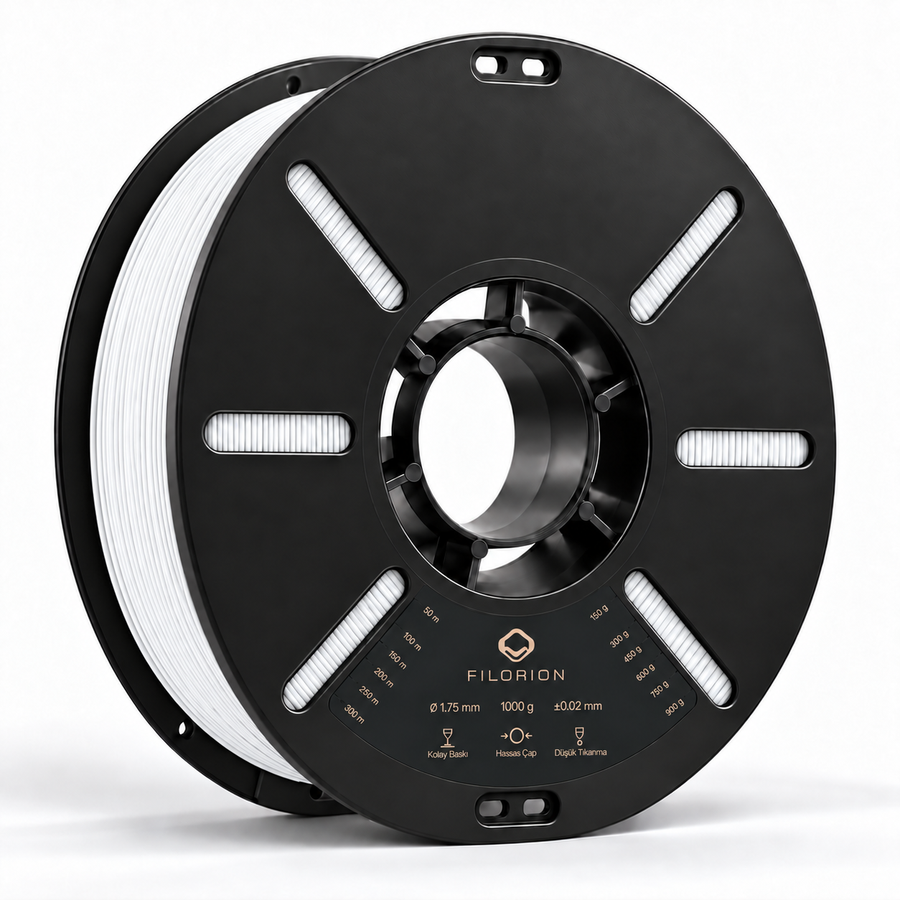 Filorion Reference PET-G Beyaz, 1.75 mm, 1 kg — filament makarası