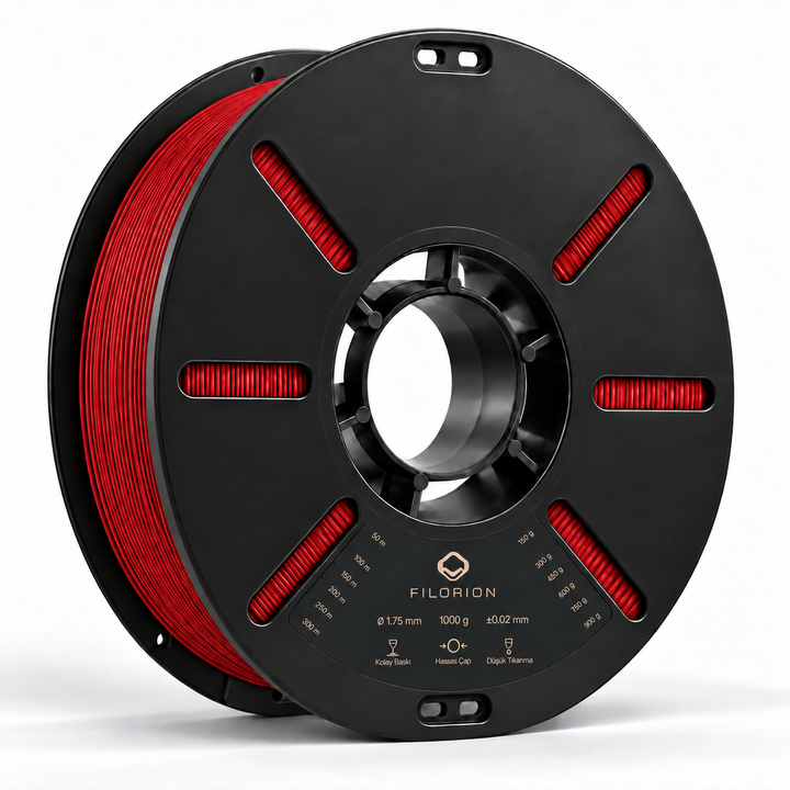 Filorion Reference PET-G Kırmızı, 1.75 mm, 1 kg — filament makarası