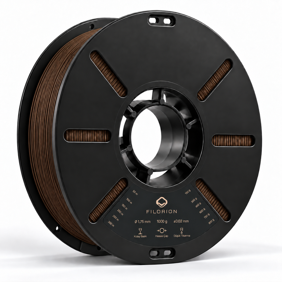 Filorion Reference PET-G Koyu Kahverengi, 1.75 mm, 1 kg — filament makarası