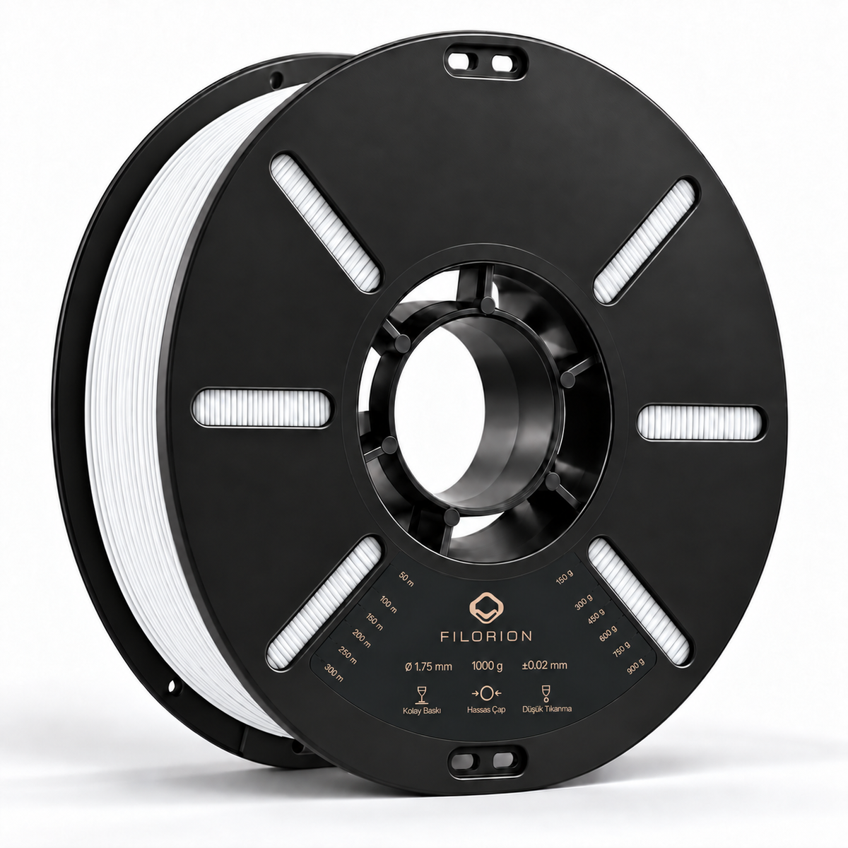 Filorion Reference HS ABS Beyaz, 1.75 mm, 1 kg — filament makarası