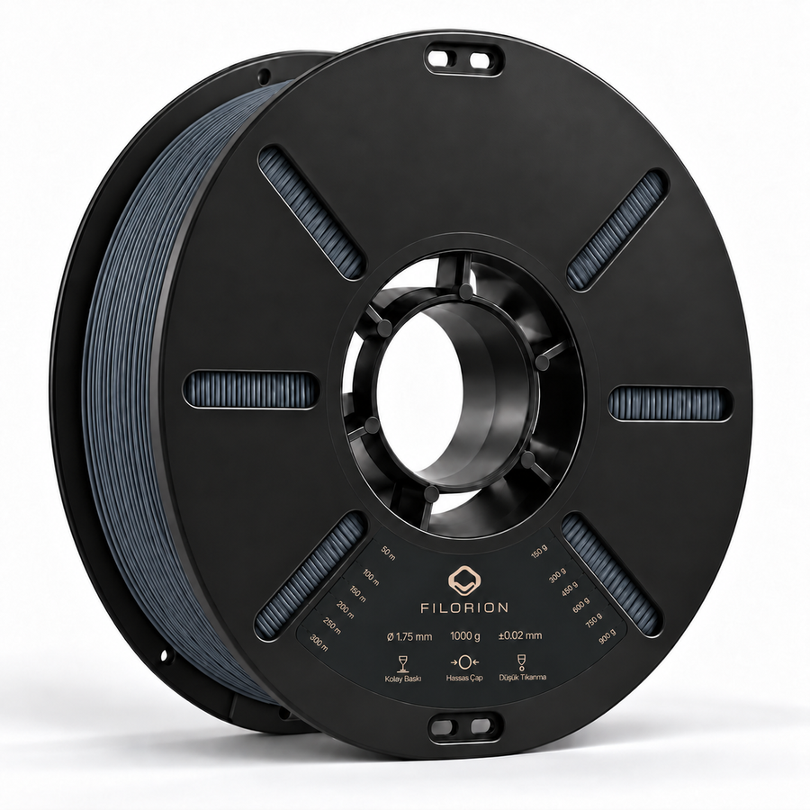 Filorion Reference PET-G Antrasit, 1.75 mm, 1 kg — filament makarası