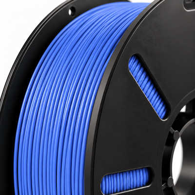 Filorion Reference PET-G Sedefli Mavi, 1.75 mm, 1 kg — filament sarımının yakın görünümü