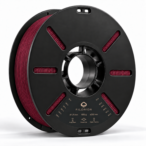 Filorion Reference PET-G Vişne Çürüğü, 1.75 mm, 1 kg — filament makarası