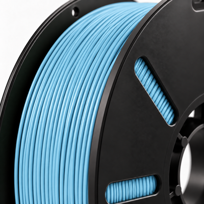 Filorion Reference PLA Pro Açık Mavi, 1.75 mm, 1 kg — filament sarımının yakın görünümü