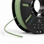 Filorion Reference PLA Pro Fıstık Yeşili, 1.75 mm, 1 kg — makara ve filament ucu yakın görünümü