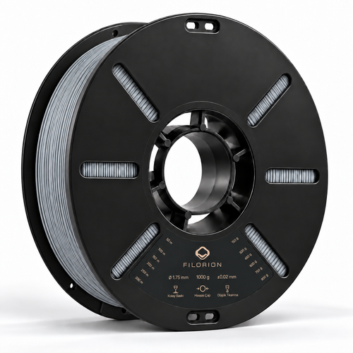 Filorion Reference PLA Pro Gümüş Gri, 1.75 mm, 1 kg — filament makarası