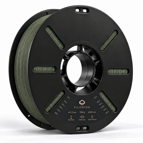 Filorion Reference PLA Pro Haki Yeşili, 1.75 mm, 1 kg — filament makarası