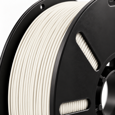 Filorion Reference PLA Pro İnci Beyaz, 1.75 mm, 1 kg — filament sarımının yakın görünümü