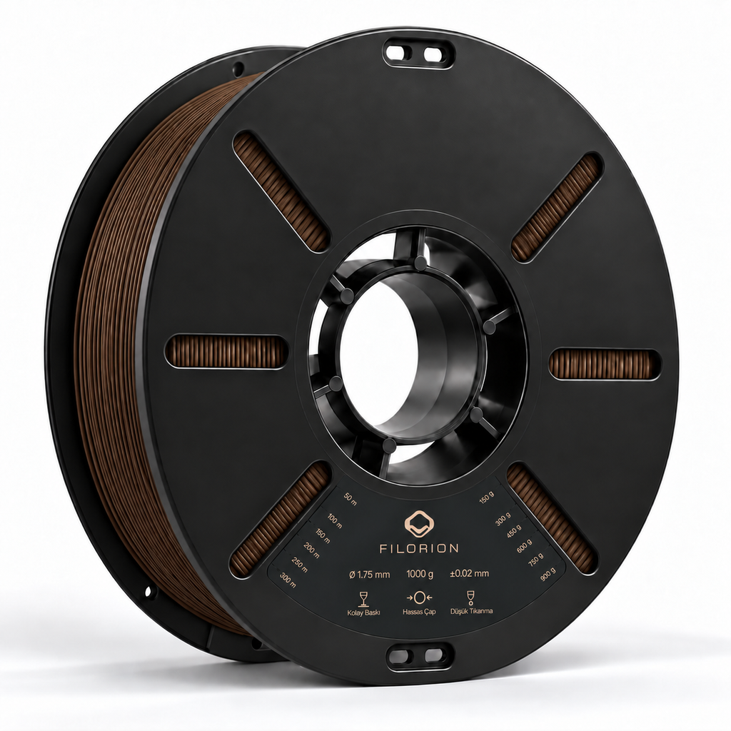 Filorion Reference PLA Pro Koyu Kahverengi, 1.75 mm, 1 kg — filament makarası