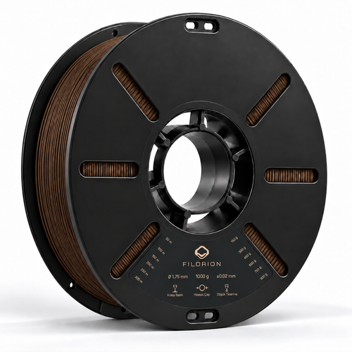 Filorion Reference PLA Pro Koyu Kahverengi, 1.75 mm, 1 kg — filament makarası