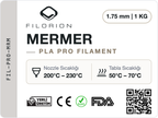 Filorion Reference PLA Pro Mermer, 1.75 mm, 1 kg — ürün etiketi