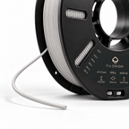 Filorion Reference PLA Pro Mermer, 1.75 mm, 1 kg — makara ve filament ucu yakın görünümü