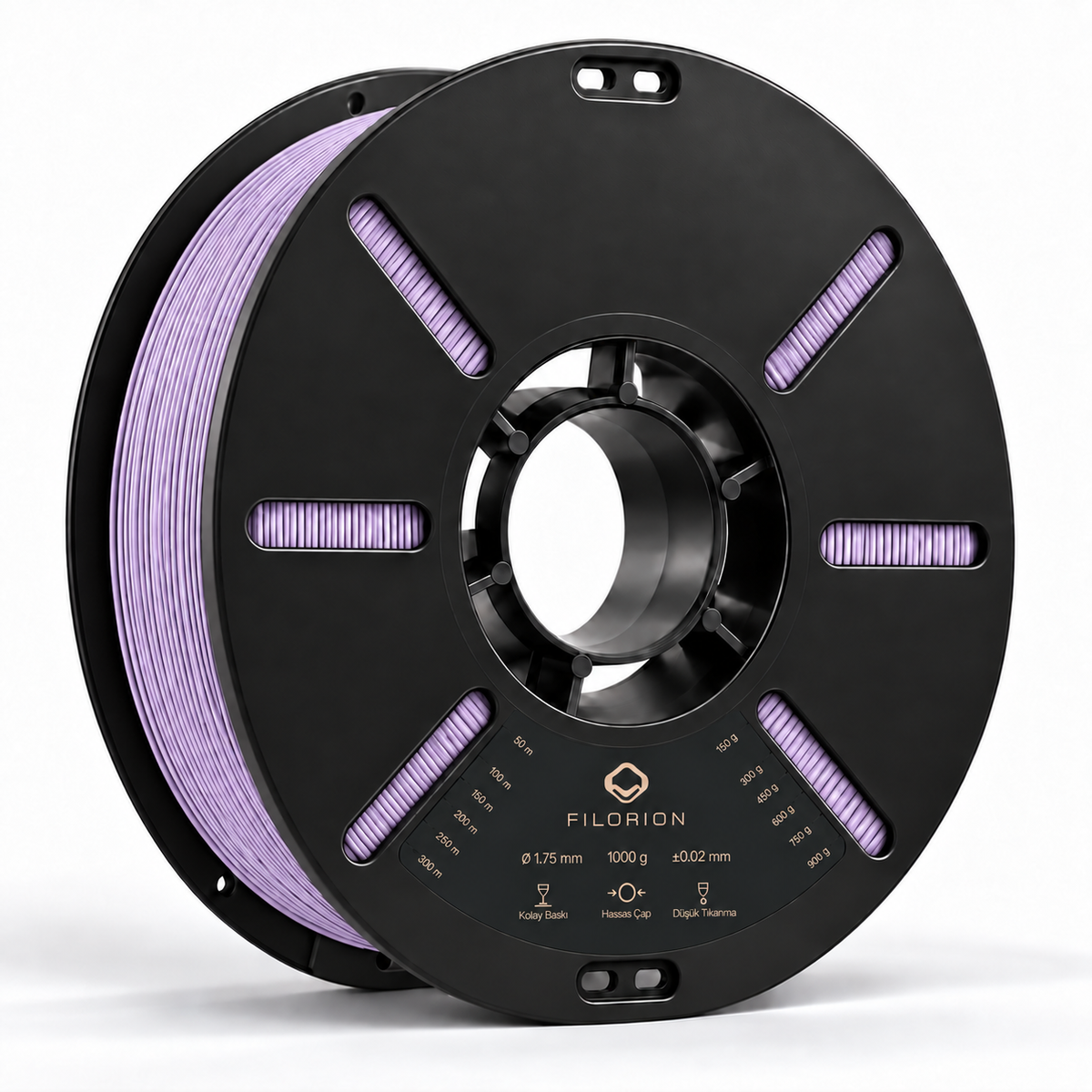 Filorion Reference PLA Pro Pastel Mor, 1.75 mm, 1 kg — filament makarası