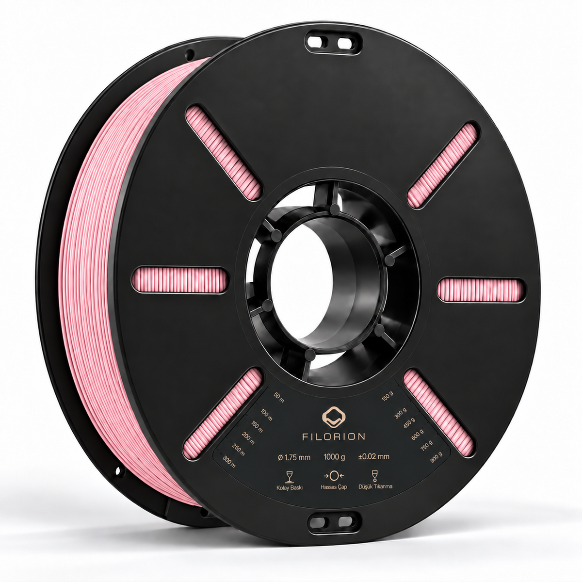 Filorion Reference PLA Pro Pastel Pembe, 1.75 mm, 1 kg — filament makarası