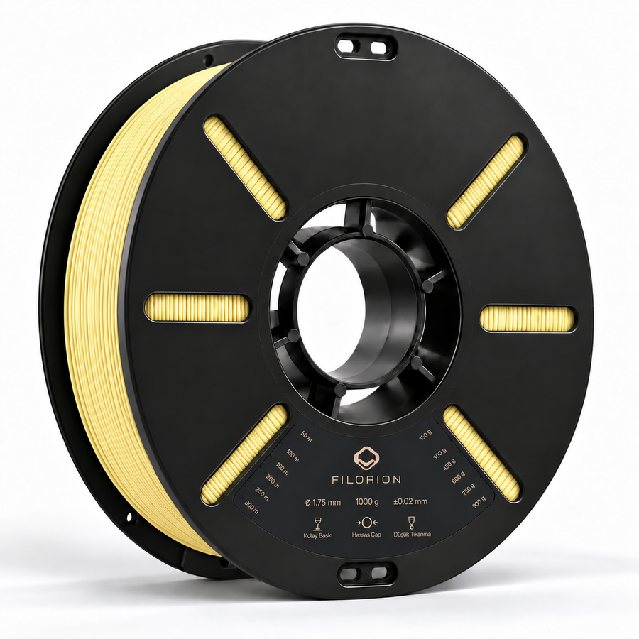 Filorion Reference PLA Pro Pastel Sarı, 1.75 mm, 1 kg — filament makarası