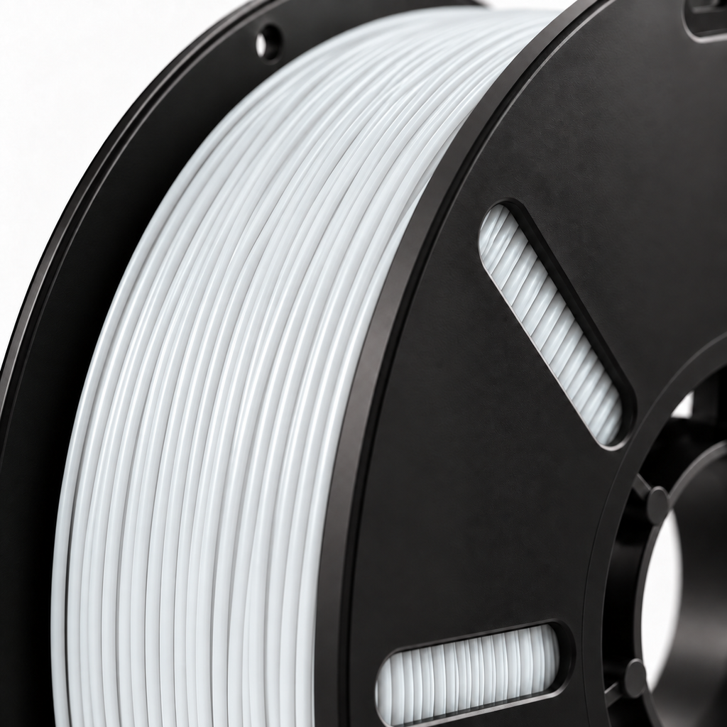 Filorion Reference PLA Pro Şeffaf, 1.75 mm, 1 kg — filament sarımının yakın görünümü