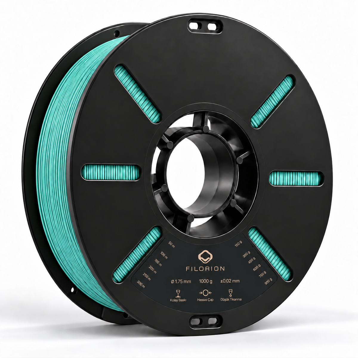Filorion Reference PLA Pro Su Yeşili, 1.75 mm, 1 kg — filament makarası