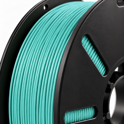 Filorion Reference PLA Pro Su Yeşili, 1.75 mm, 1 kg — filament sarımının yakın görünümü