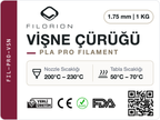 Filorion Reference PLA Pro Vişne Çürüğü, 1.75 mm, 1 kg — ürün etiketi