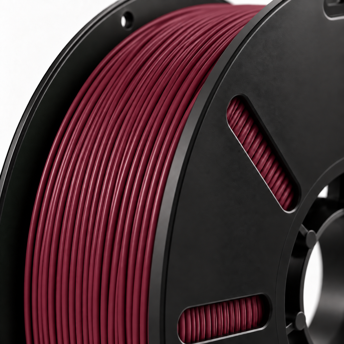 Filorion Reference PLA Pro Vişne Çürüğü, 1.75 mm, 1 kg — filament sarımının yakın görünümü