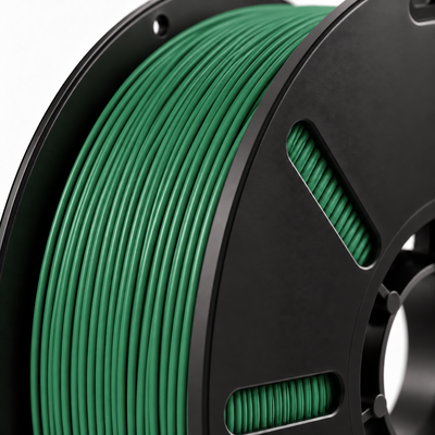 Filorion Reference PLA Pro Yeşil, 1.75 mm, 1 kg — filament sarımının yakın görünümü